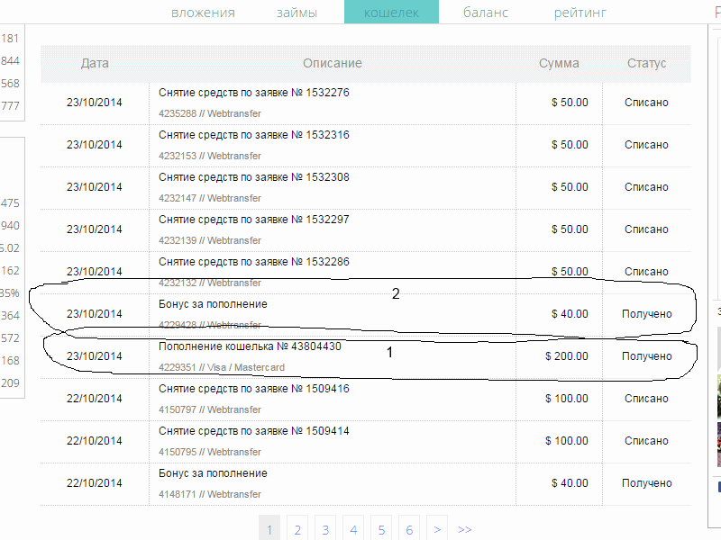 заработок на вебтрансфер